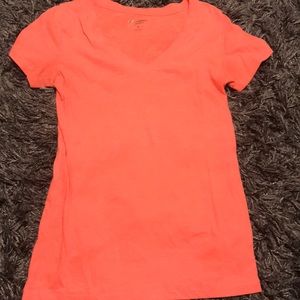 Bright Orange-Pink Comfy T-Shirt